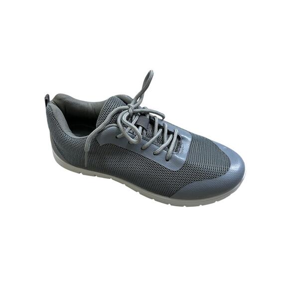 Alpine Swiss Gray Mesh Sneakers Lace Up Size 8 Active Athletic Exercise - Picture 1 of 7